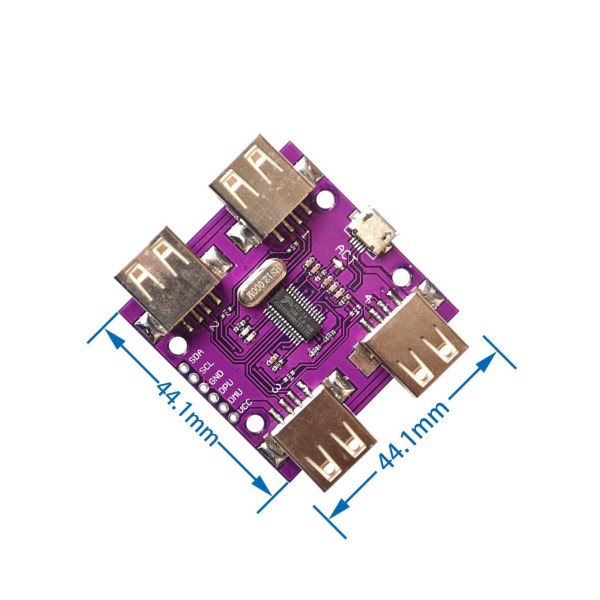 CJMCU-204 USB 2.0 HUB 4-Port Controller Module High Speed DC 5V 500mA