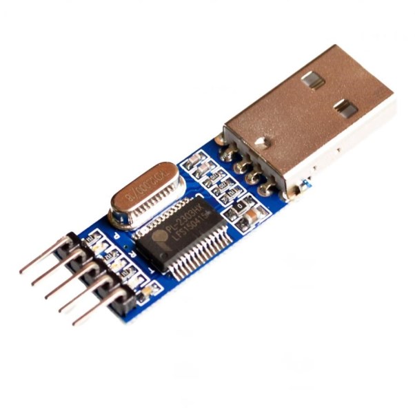 USB to TTL USB-TTL? microcontroller programmer PL2303 in nine upgrades plate with a transparent cover