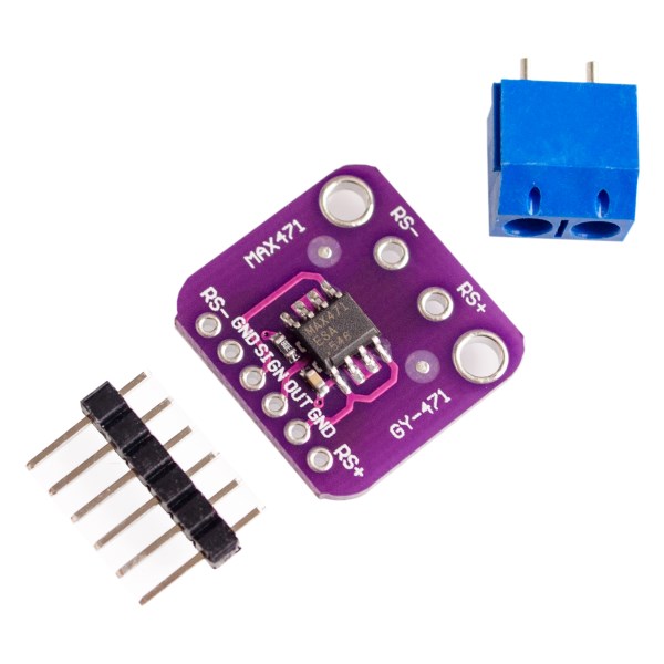 Max471 Voltage Current Sensor Module For Arduino AVR Tester Board 5V DC 3-25V 0-3A Resistive Voltage Divider GY-471 Sensors