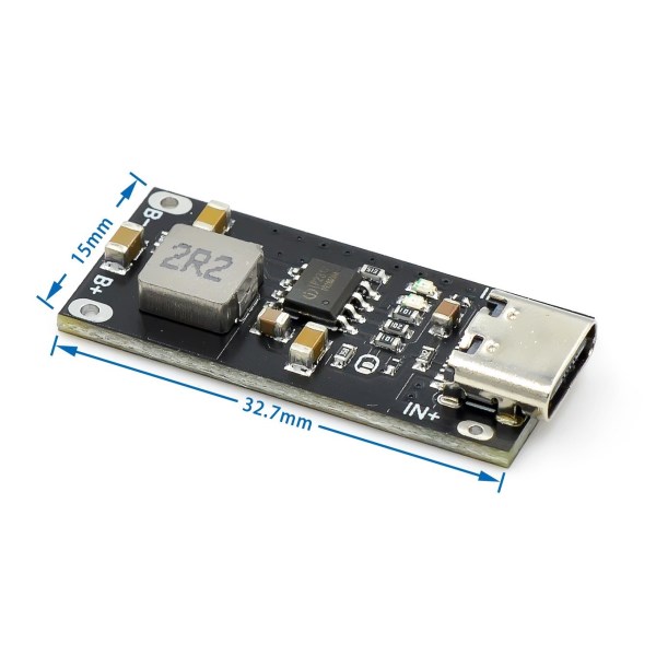 Type C USB Input High Current 3A Polymer Ternary Lithium Battery Quick Fast Charging Board IP2312 CCCV Mode 5V To 4.2V