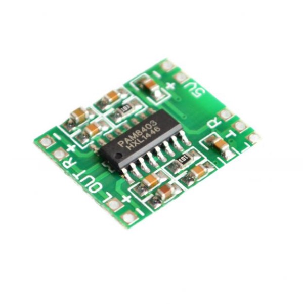 PAM8403 module Super mini digital amplifier board 2 * 3W Class D digital amplifier board efficient 2.5 to 5V USB power supply