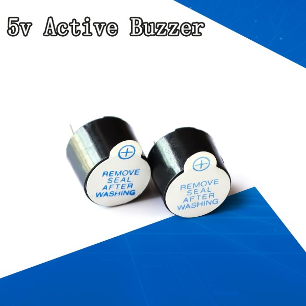 5pcs 5v Active Buzzer Magnetic Long Continous Beep Tone Alarm Ringer 12mm MINI Active Piezo Buzzers Fit For Computers Printers