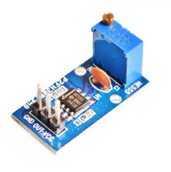 NE555 frequency adjustable pulse generator module