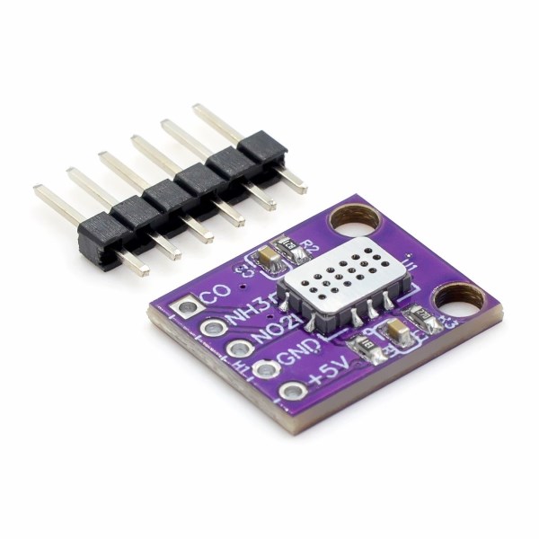 MICS-6814 Gas Sensor Carbon Monoxide CO VOC NO2 NH3 Nitrogen Oxygen Air Quality Detection Numerical Sensor Module for Arduino