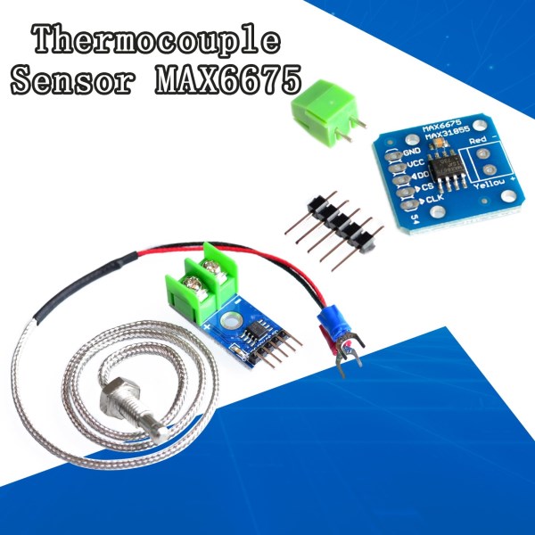 MAX6675 Module + K Type Thermocouple Thermocouple Senso Temperature Degrees Module for arduino