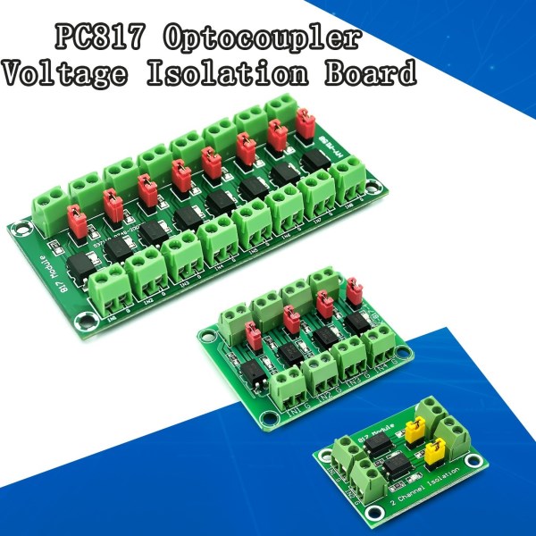 PC817 248 Channel Optocoupler Isolation Board Voltage Converter Adapter Module 3.6-30V Driver Photoelectric Isolated Module