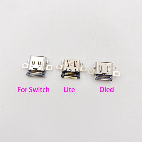 10PCS Original New For Nintendo Switch Lite Oled USB Charging Socket Block Port Connector For Switch