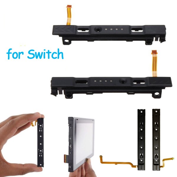 Original Repart Part Replacement Right and Left Slide Rail with Flex Cable for Nintendo Switch Console Joycon Ns Accessories