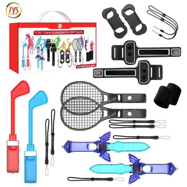 Switch Sport Accessories Set for Nintendo Switch Sport Accessories wristband Tennis golf RacketLeg Strap for Switch OLED