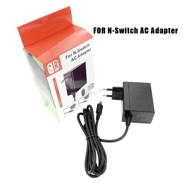 EU Plug AC Adapter Charger For Nintendo Switch NS Console Wall Charge Adapter USB Type C Power Supply