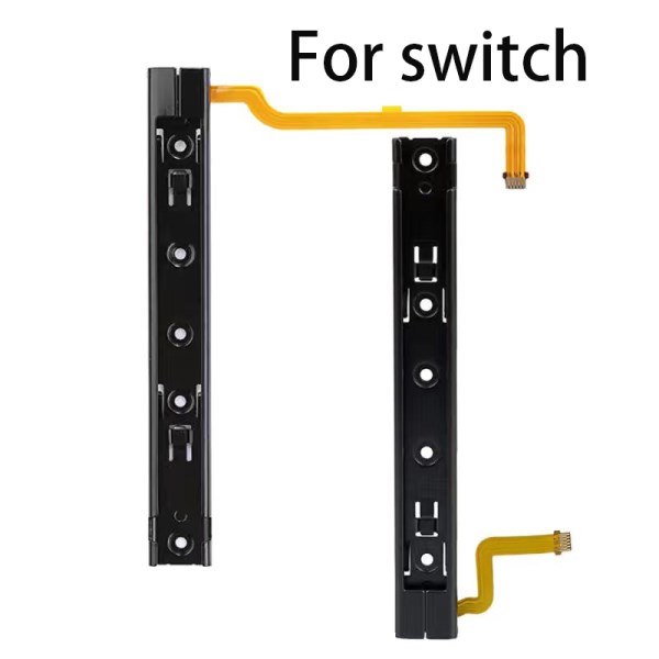 Right and Left Slide Rail with Flex Cable Fix Part for Nintendo Switch Console NS Rebuild Track Original Repair Part Accessories