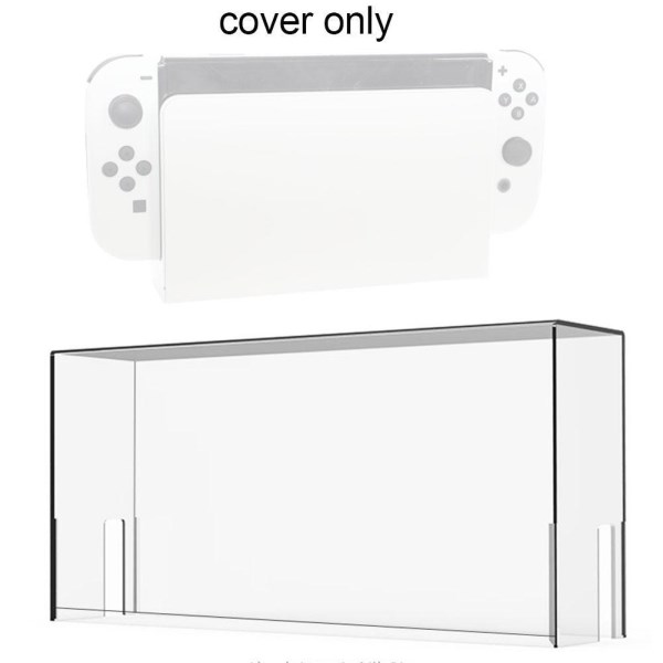 Transparent Suitable For Nintendo Base Cover For Switch Base Cover For Ns Game Console Dust Cover Host Handle Protective Switch