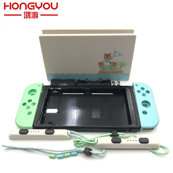 Replacement shell For Nintendo Switch Limited Animal Crossing Console Joy-con Housing Case Charging base TV dock Case Cover