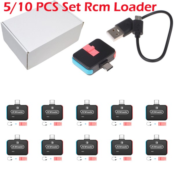 10Pcs V5 Rcm Loader Auto Clip Jig Tool Dongle Kit for Nintendo Switch Ns U Disk Archive Ns Archive Atmospherer Switch