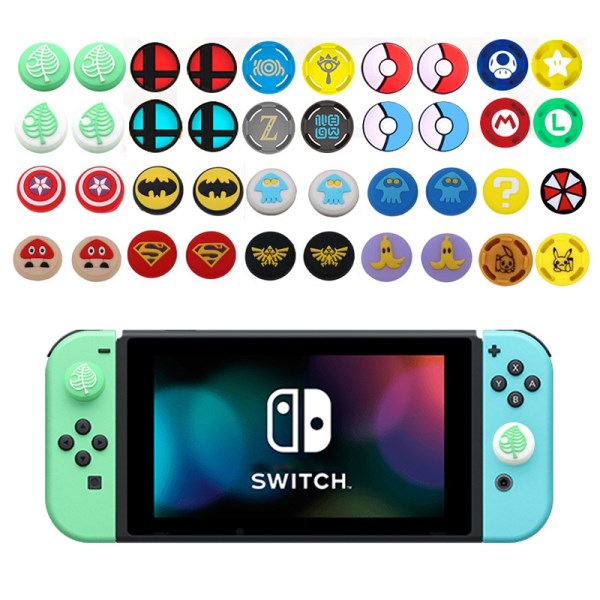 4pcs Silicone Analog Joystick Grips for Nintend Switch JoyCon Controller Thumb Sticks Cap Skin for Switch Lite Cover Accessories