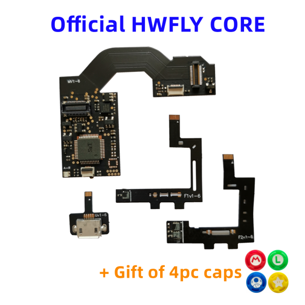 Official Hwfly Switch OLED Core LITE 5th V3 V5 Generation IC Oled V4 chip MV 1-7 Upgradable & Flashable for NS V2 V1 Repair