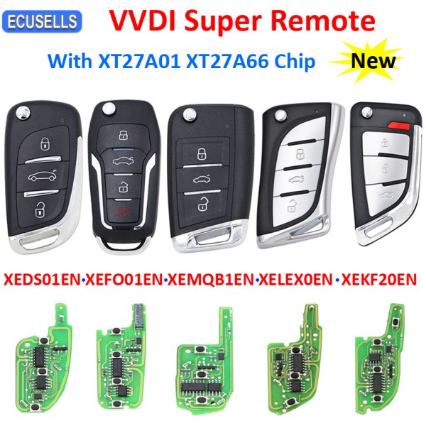 XEDS01EN XEMQB1EN XEFO01EN XELEX0EN XEKF20EN Xhorse VVDI Super Remote XT27 Chip for VVDI2VVDI MINI Key Tool VVDI Key Tool Max