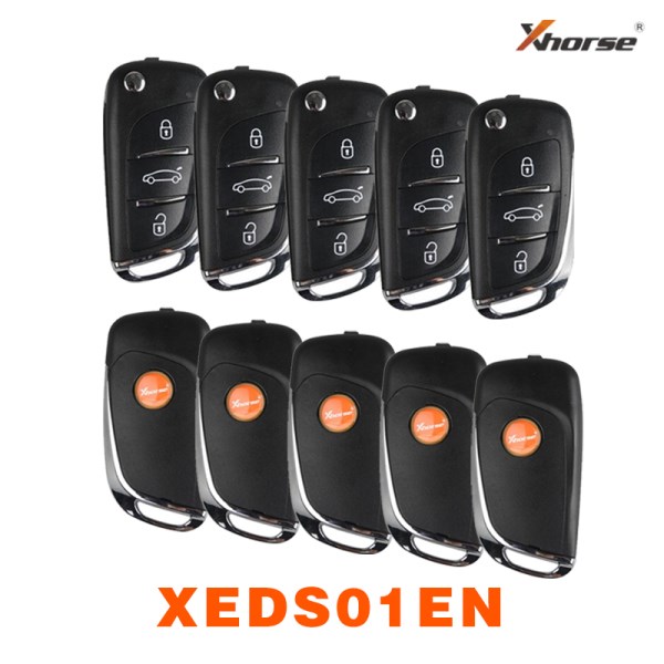 Xhorse XEDS01EN DS Style Super Remote Key 3 Buttons with Super Chip for VVDI Key Tool