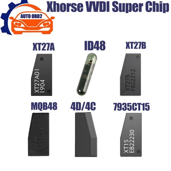 Xhorse VVDI Super Chip XT27A XT27B VVDI MQB48 TranspondeFor ID4640434D8C8AT347 for VVDI2 Key TooLMini Key Tool