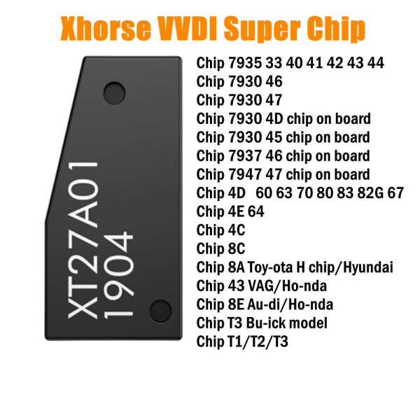 VVDI XT27 Super Chip XT27A Clone Chip for 4C4D4E4345464748T1T38A8C8E7935 for VVDI2 VVDI Max ProVVDI Mini Key Tool