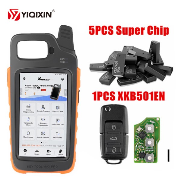 2022 Newest Xhorse VVDI Key Tool Max Pro With MINI OBD Tool Function Support CAN FD Voltage and Leakage Current