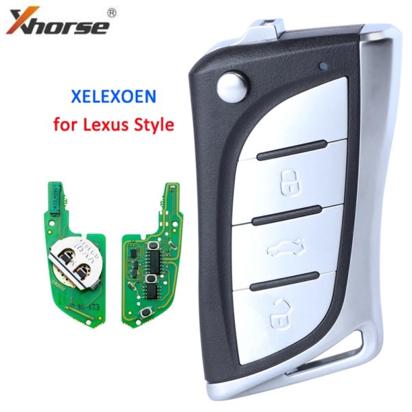 XHORSE Key XELEX0EN XELEXOEN VVDI Super Remote Key for Lexus Support ID 4D4E4C8C8A488E Super Chip With XT27A Super Chip