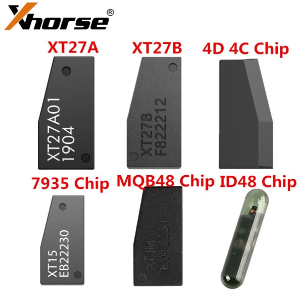 Xhorse VVDI Super Chip XT27 XT27B VVDI 7935 Chip MQB48 Transponder Chip ID48 Chip 4D 4C Copy Chip 10Pcs