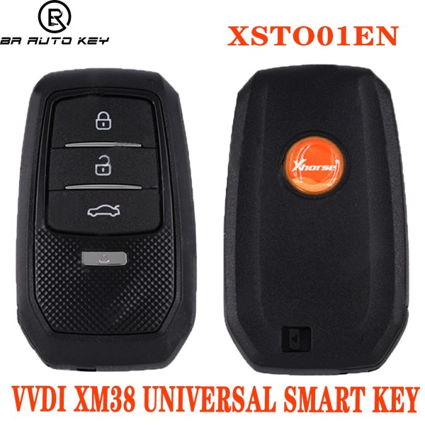 XSTO01EN Universal VVDI XM38 Smart Key Fob for Toyota 4D 8A 4A Support 312314315434MHZGenerate by Xhorse vvdi Key Tool