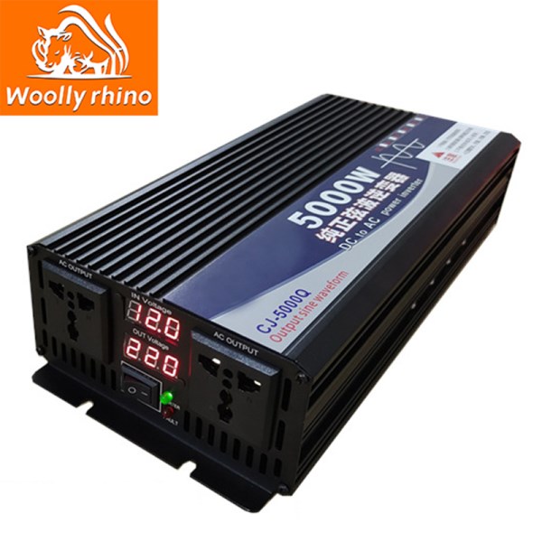 Pure Sine Wave Inverter 12V 24V 48V 60V To 220V 1600W 2600W 3500W 4000W DC To AC Voltage Converter 12v 220 Mini-car Power Supply