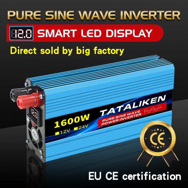 Pure Sine Wave Inverter DC 12v To AC220V 1600W 2500W 3500W 4500W Voltage Transformer Power Converter Solar Inverter