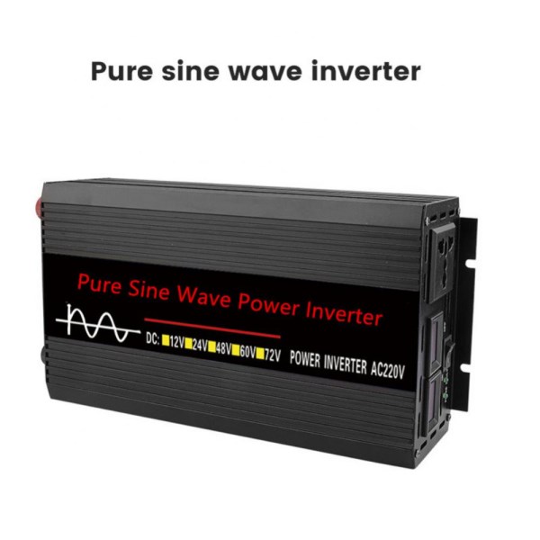 3000W5000W8000W Pure Sine Wave Power Inverter DC 12v To AC 220V For Solar System Solar Panel Home Outdoor RV Camping Inverter