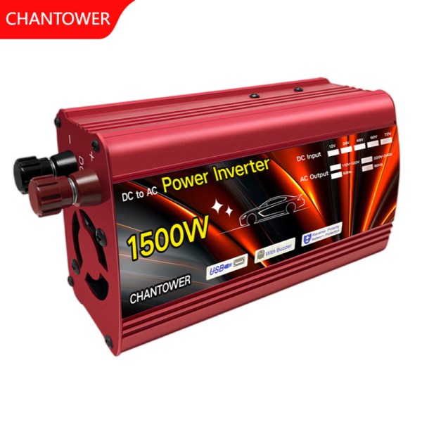 Inverter 12v 220v Solar Inverter 1000W 1500W 2000W 4000W Portable Voltage Transformer Auto Charger Converter Car Power Inverter