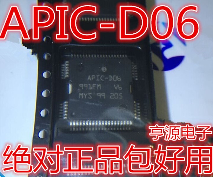 New Original APIC-D06 APIC D06 QFP64 Injector Control Driver Module Chip IC for Renault Koleos Automotive Engine Computer