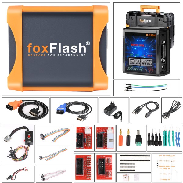 FoxFlash Super Strong ECU TCU Clone and Chip Tuning tool Free Update Support VR Reading and Auto Checksum