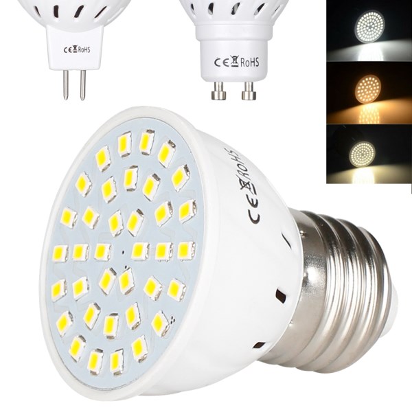 Super Bright LED Spotlights E27 GU10 MR16 Spot Lights Bulbs Lamps 110V 220V 230V DC 12V 24V 2835 SMD for Home Indoor Lighting