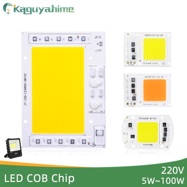Kaguyahime DIY LED Chip Integrated COB Chip AC 220V 100W 50W 30W 20W 10W Smart IC Driver High Lumens For Floodlight Spotlight