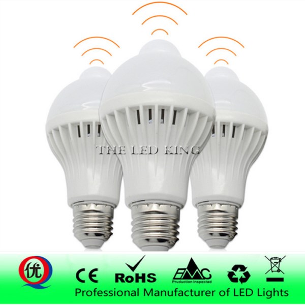 12W 18W PIR Motion Sensor LED Light Bulb E27 Ampoule LED Smart Bulb Auto OFFON IP42 Night Lamp Indoor Outdoor Security
