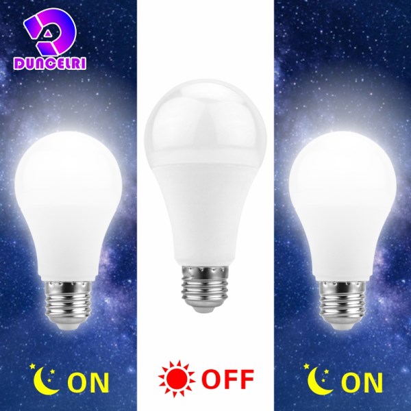 LED Dusk To Dawn Bulb 5W 7W 9W 12W E27 ?Sensor Outdoor Light AC 110V 220V 85-265V Day Night Light Auto ONOFF LED Smart Lamp