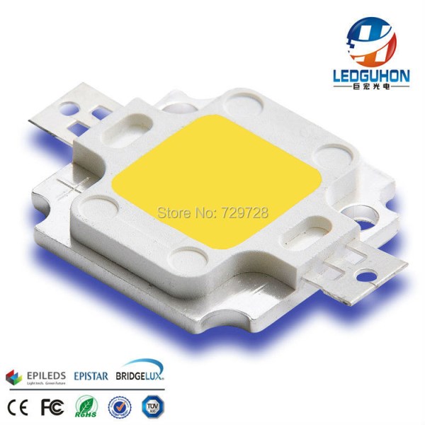 Bridgelux chip packing 10W warm white led module with Square shape