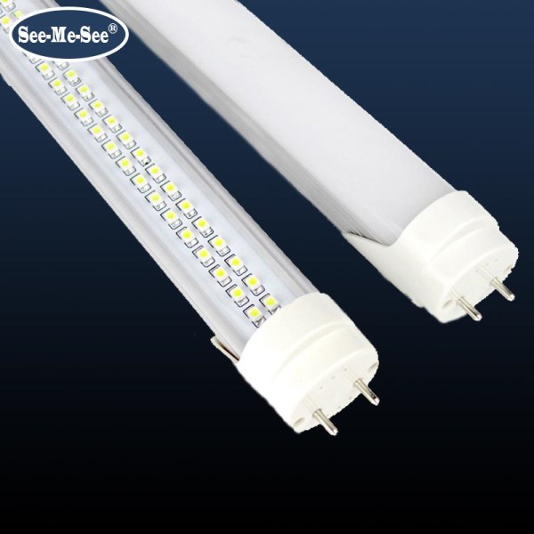 10PCSLot 2ft 600MM 4ft 1200MM 20W 32W 288PCS ChipsPCS AC85-265V Double Row Led Chips T8 Led Tube Indoor Lighting Fixtures
