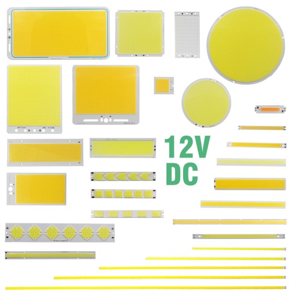 DC 12V 2w-200w round cob for DIY led cob lamp light emitting diode panel auto bulb cob led bar strip chip source