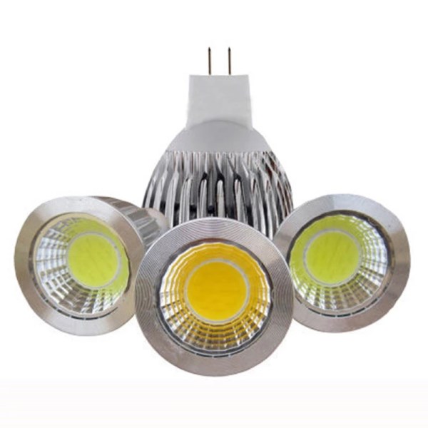 Nieuwe High Power Lampada Led MR16 COB 9 W 12 W 15 W Led Cob Spotlight Cool White MR 16 12 V GU5.3 110V 220V