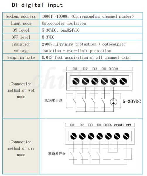 DI 数字输入